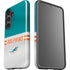 NFL Miami Dolphins White Striped Galaxy S24 Plus Impact Case